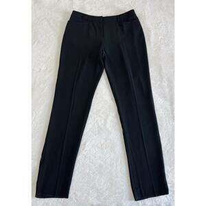 NWOT Cartier Uniformes Women Size 44 Black Straight Leg Unhemmed Dress Pants